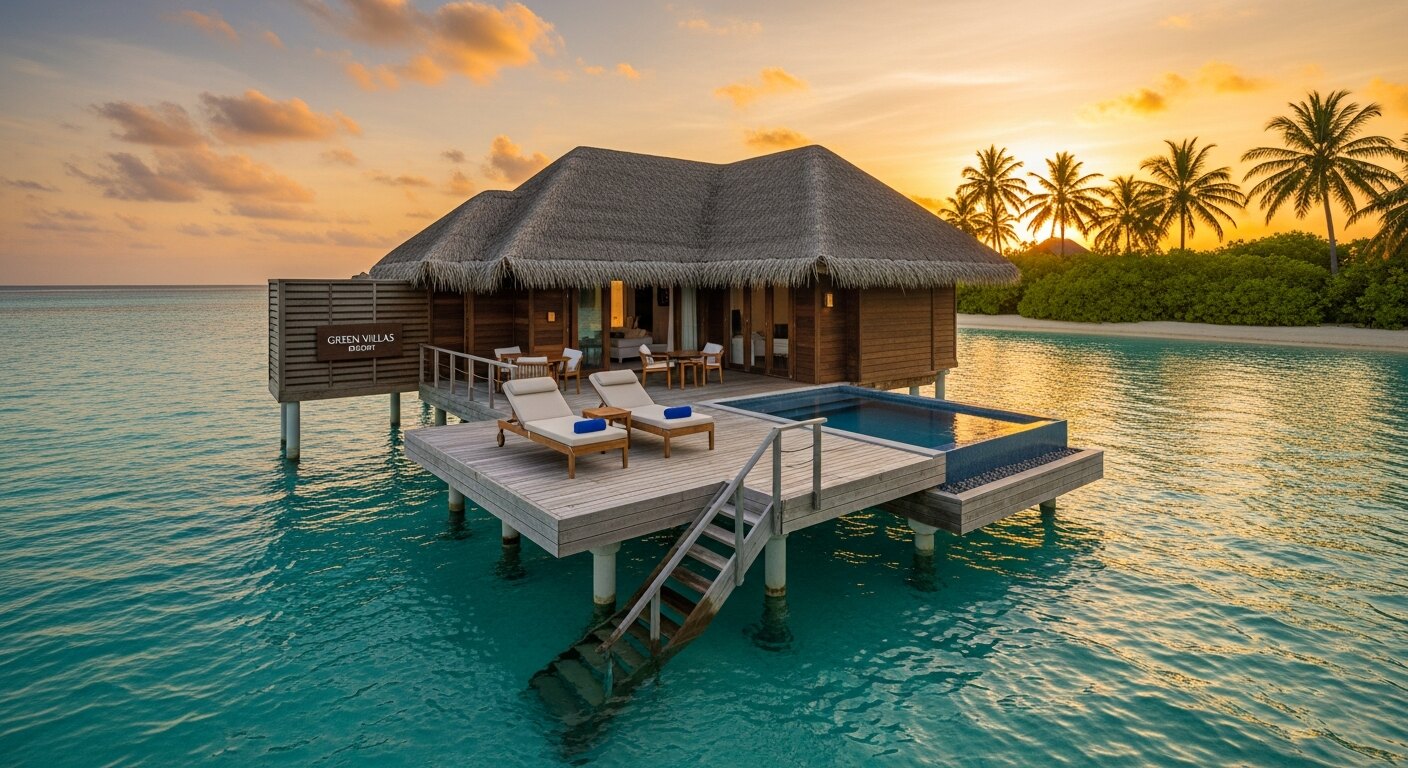 One-bedroom overwater villa with private deck